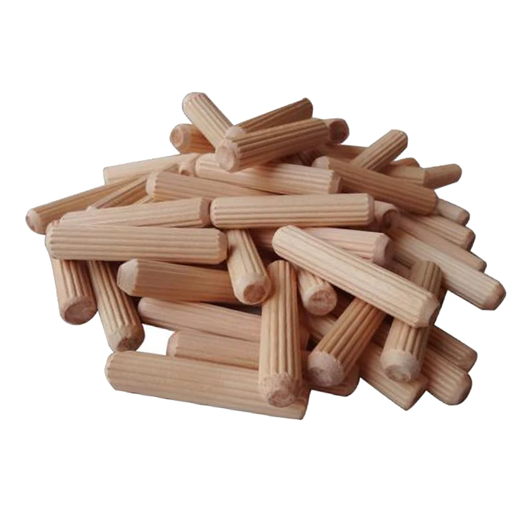 

Wooden Dowel Rods Set of 100 Unfinished Hardwood Sticks for Crafts and DIYer, Woodworking Crafts