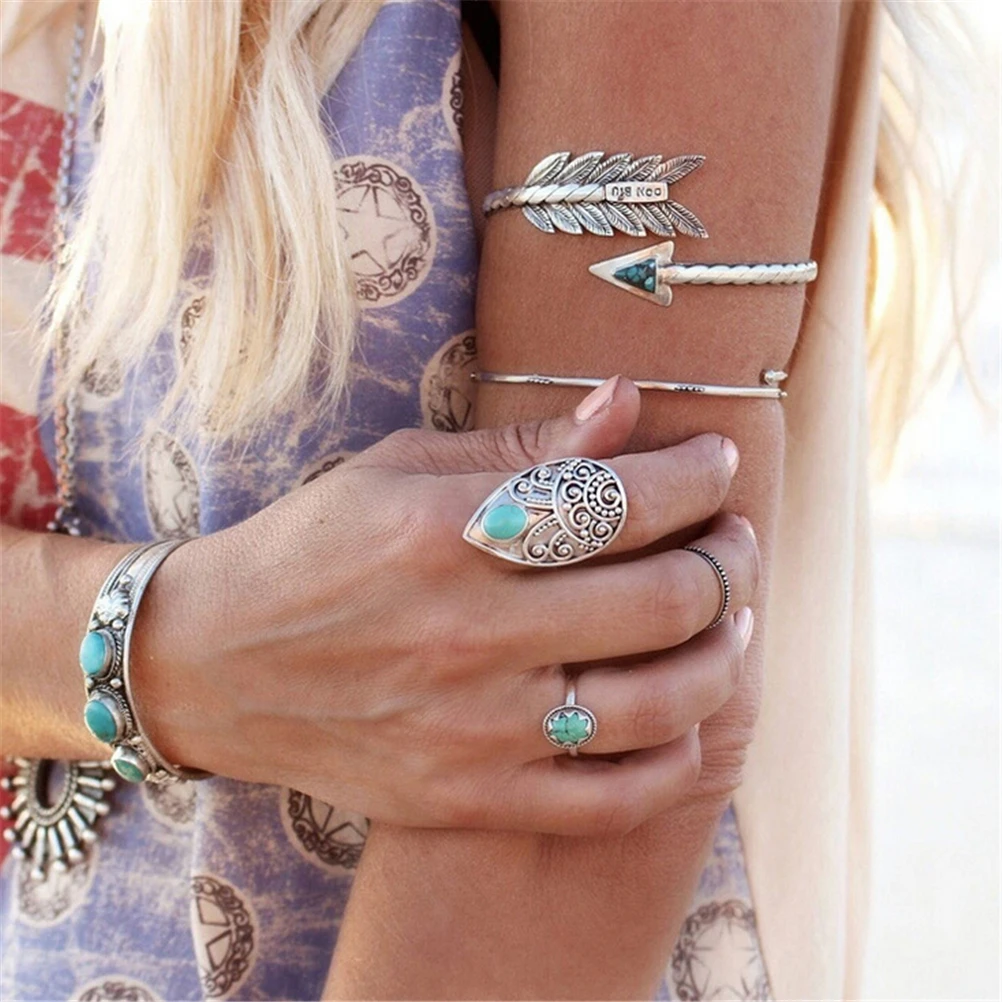 

NEW Bohemian Ethnic Upper Arm Bracelet Vintage Arrow Open Bangle Armlet Arm Cuff