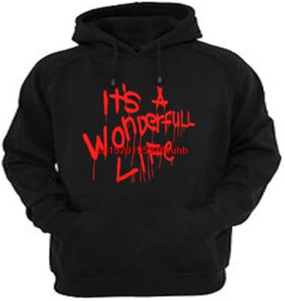 Мужские толстовки с забавным принтом толстовка капюшоном Exorcist 3 It's a Wonderfull Life
