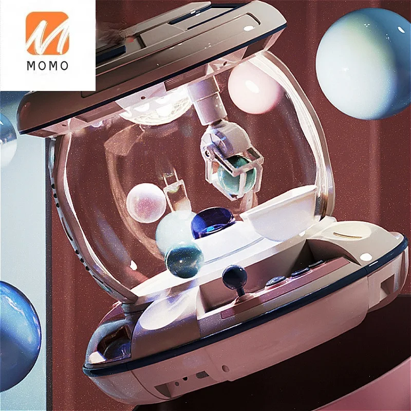 

High-End Children's Space Prize Claw Toy Automatic Small Home Mini Clip Doll Machine Creative Home Children's Toys