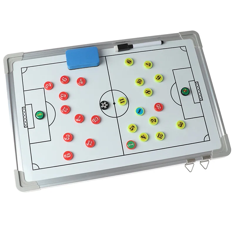 

Magnetic Corners Board Coaching Training Tactical Football Guidance Double-Sided Plate Hanging Rubber Board Board Training Guida