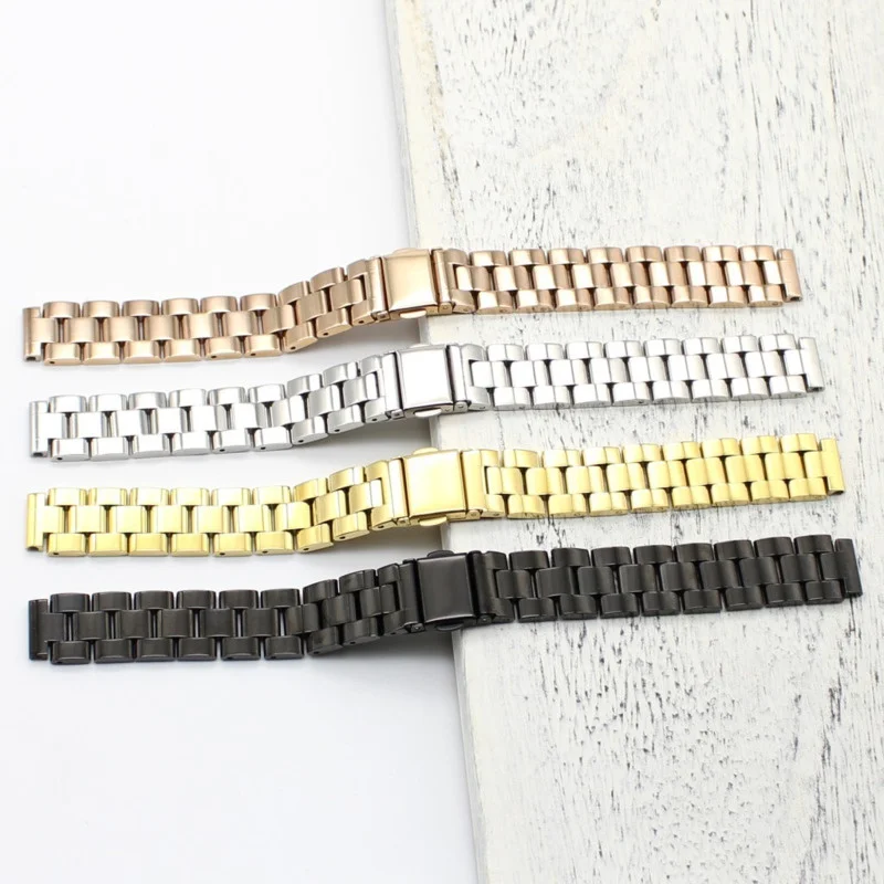 

Ремешок из нержавеющей стали для наручных часов Garmin Forerunner 245 645 музыкальный шнур Sq Move 3 Роскошный стиль прочный сменный Браслет