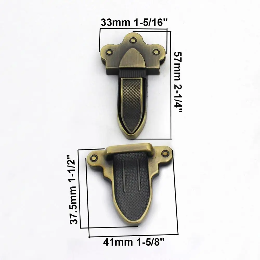 1pcs Metal Clasp Tongue Lock Push Locks Closure Parts for DIY Handbag Shoulder Bag Purse Hardware Accessories | Дом и сад
