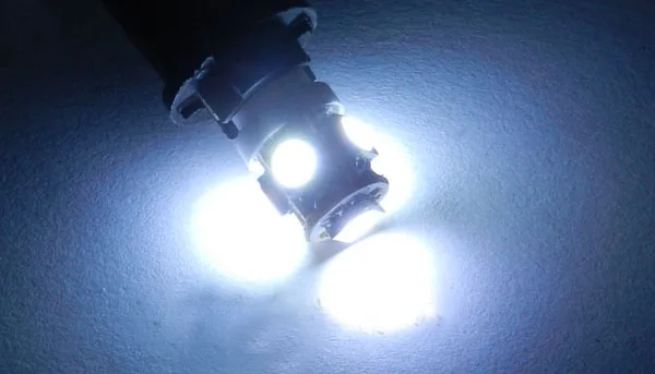 10 шт в упаковке новая T10 Клин 5 SMD 5050 ксеноновая Автомобильная светодиодный