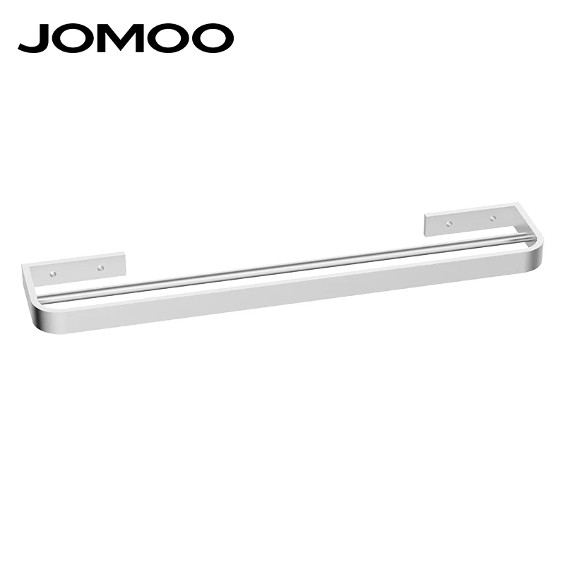 JOMOO 60cm Rust-Resistant Towel Rail Rack Bathroom Double Bar 9300209-7Z-1 | Обустройство дома