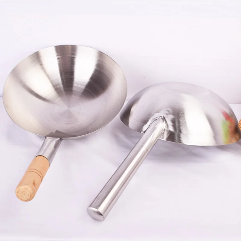 Большая толстая кастрюля ковш из нержавеющей стали шеф повар кухонная ложка для