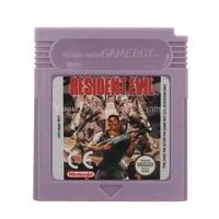 for nintendo gbc video game cartridge console card residen evil english language version