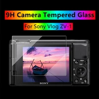 sony vlog camera zv1 zv e10 camera glass film 9h hardness tempered glass ultra thin lcd screen protector for sony zv 1 camera