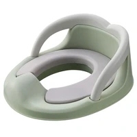 potty training seat for kids boys girls toddlers toilet seat for baby with cushion handle and backrest toilet trainer