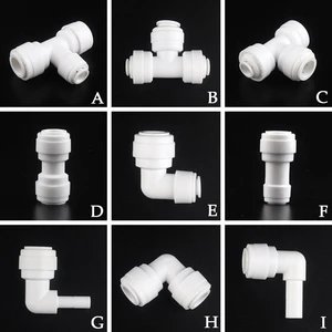 20шт 38 ''pe соединитель водоочистителя обратного осмоса водопровод POM Socket Joints семейная труба для питьевой воды соединители