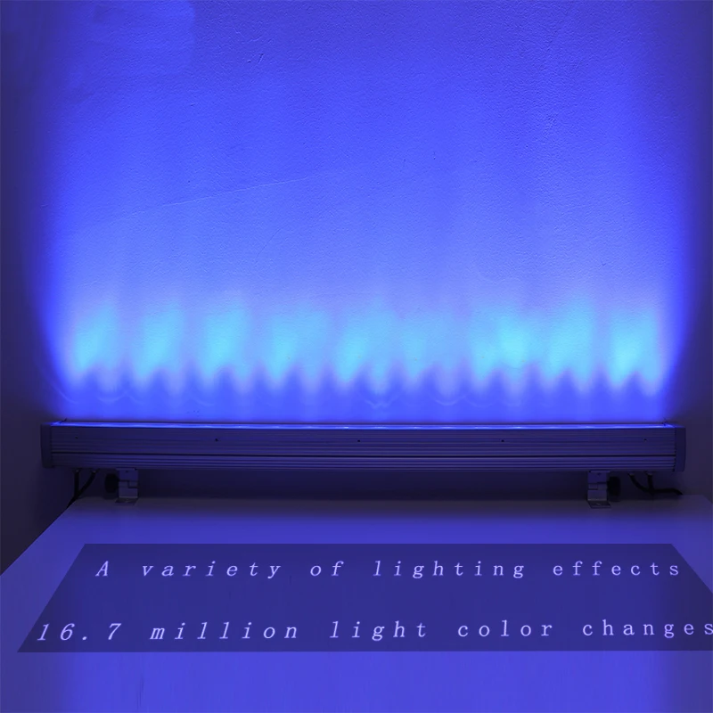 4 шт./лот 18x12 Вт RGBW 4в1 IP65 водонепроницаемый настенный светильник с DMX512 управлением