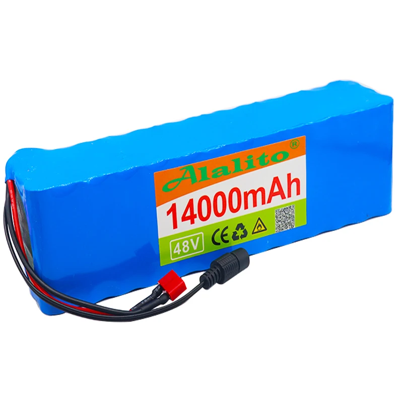 Высокая емкость 48v батарея 14Ah 1000w 13S3P комплект литий ионный батарей Аккумулятор