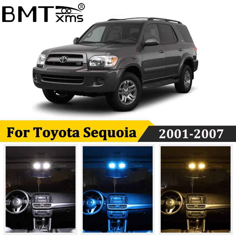 BMTxms 20 шт. Canbus для Toyota Sequoia 2001 2007 Автомобильный светодиодный купольный светильник с