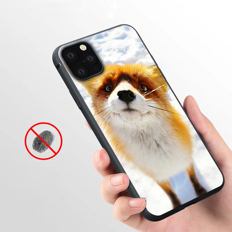 Coque забавные кольцо с лисьей мордочкой и крупным планом чехлы для мобильного