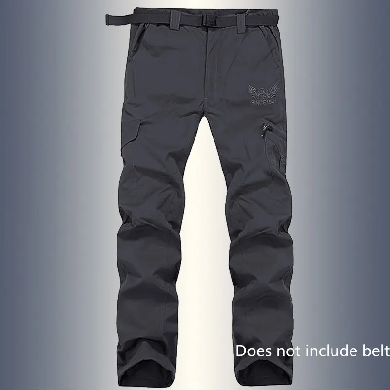 

Outdoor Hiking Pants Men Camping Trip Pants Mountain Stretch Quick Dry Waterproof Trousers