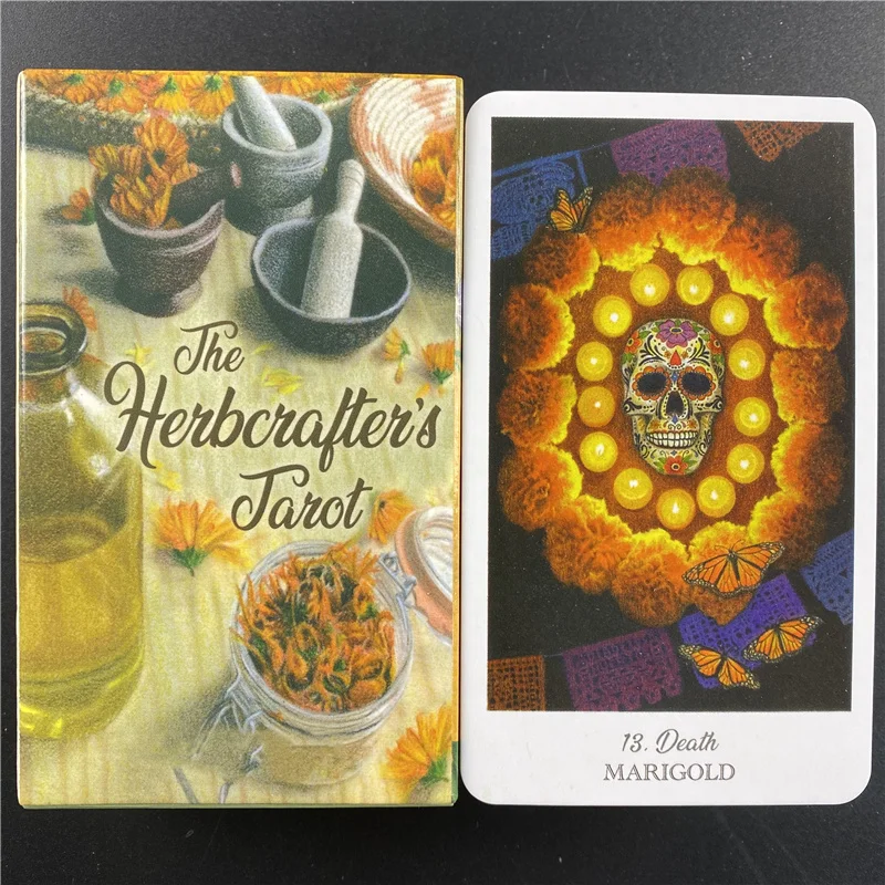 Английская версия The Herbcrafter's Tarot Deck игровая настольная доска карты с