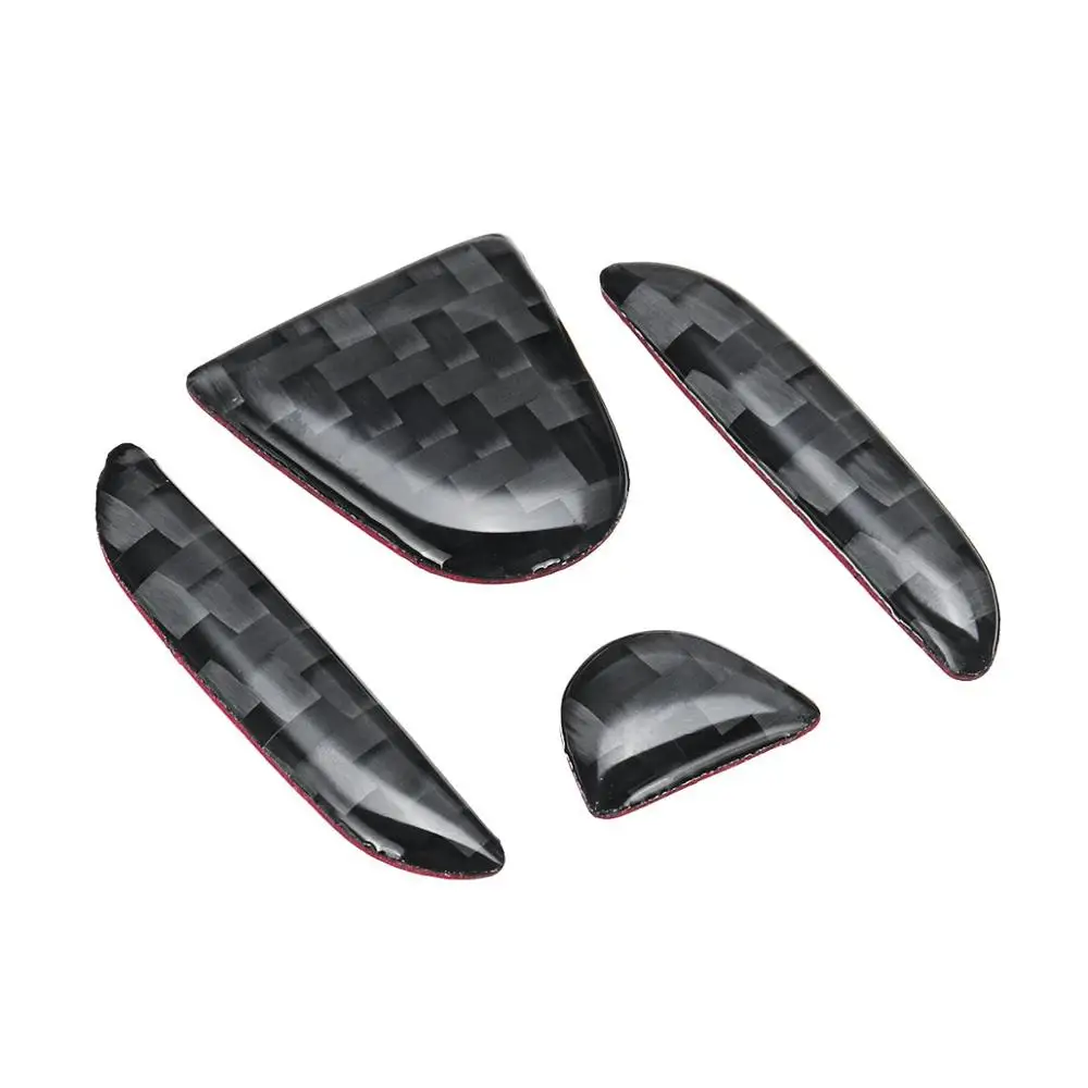 Значок на руль из углеродного волокна эмблема Обложка Наклейка для Honda Civic Accord Fit