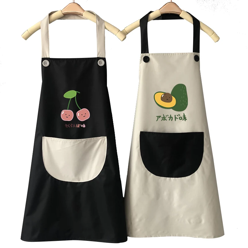 Кухонный Фартук красивый фартук с изображением фруктов вишни авокадо для женщин