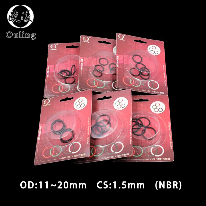 Черное уплотнительное кольцо NBR Нитриловая Резина водонепроницаемая