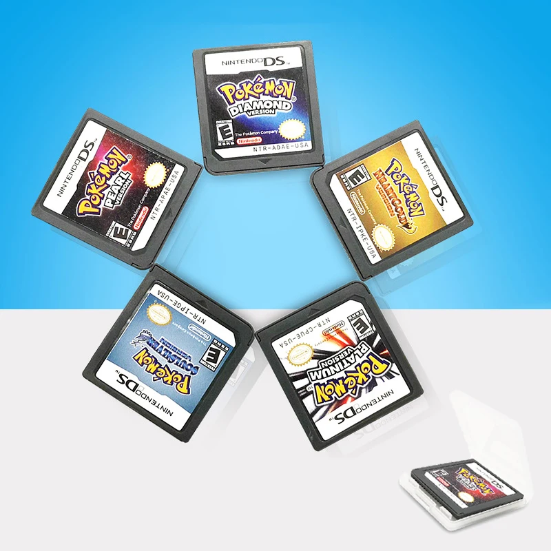 Игровая картридж DS консоль 3DS NDSi NDS Lite серия Pokemon Диамант хартголд игровая карта