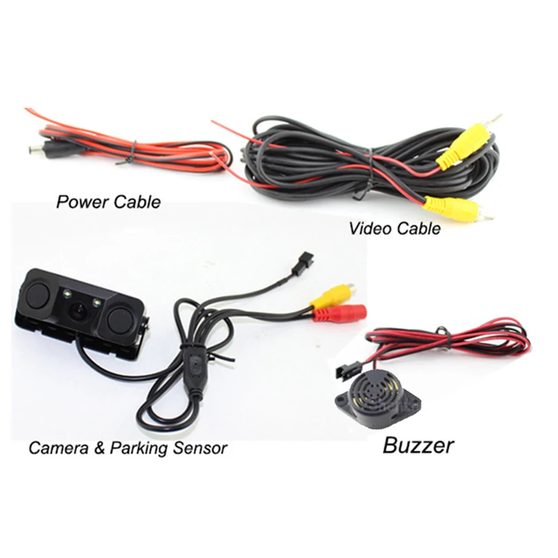

Car Rear View Camera Night Vision LED Light Rearview Vehicle Camera Add Reversing Ra-Dar Sensor Detector Camera