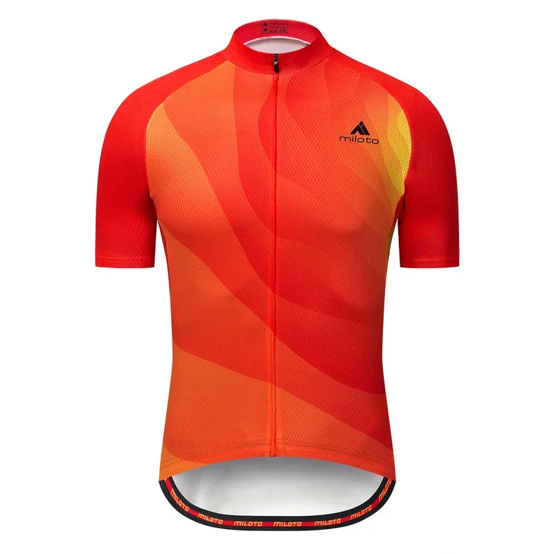 

MILOTO Summer Cycling Set Polyester MTB Bike Shirt Breathable Bicycle Clothes Uniform Cycling Clothing Bicycle Jersey Sportswear