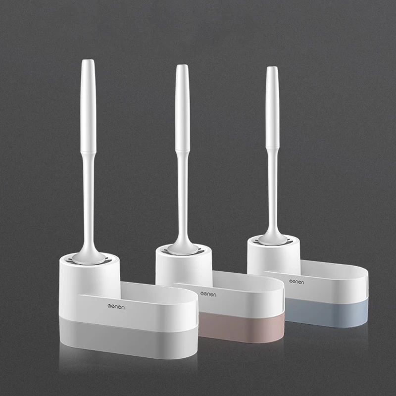 

Силиконовая щетка и держатель для унитаза, 3 цвета