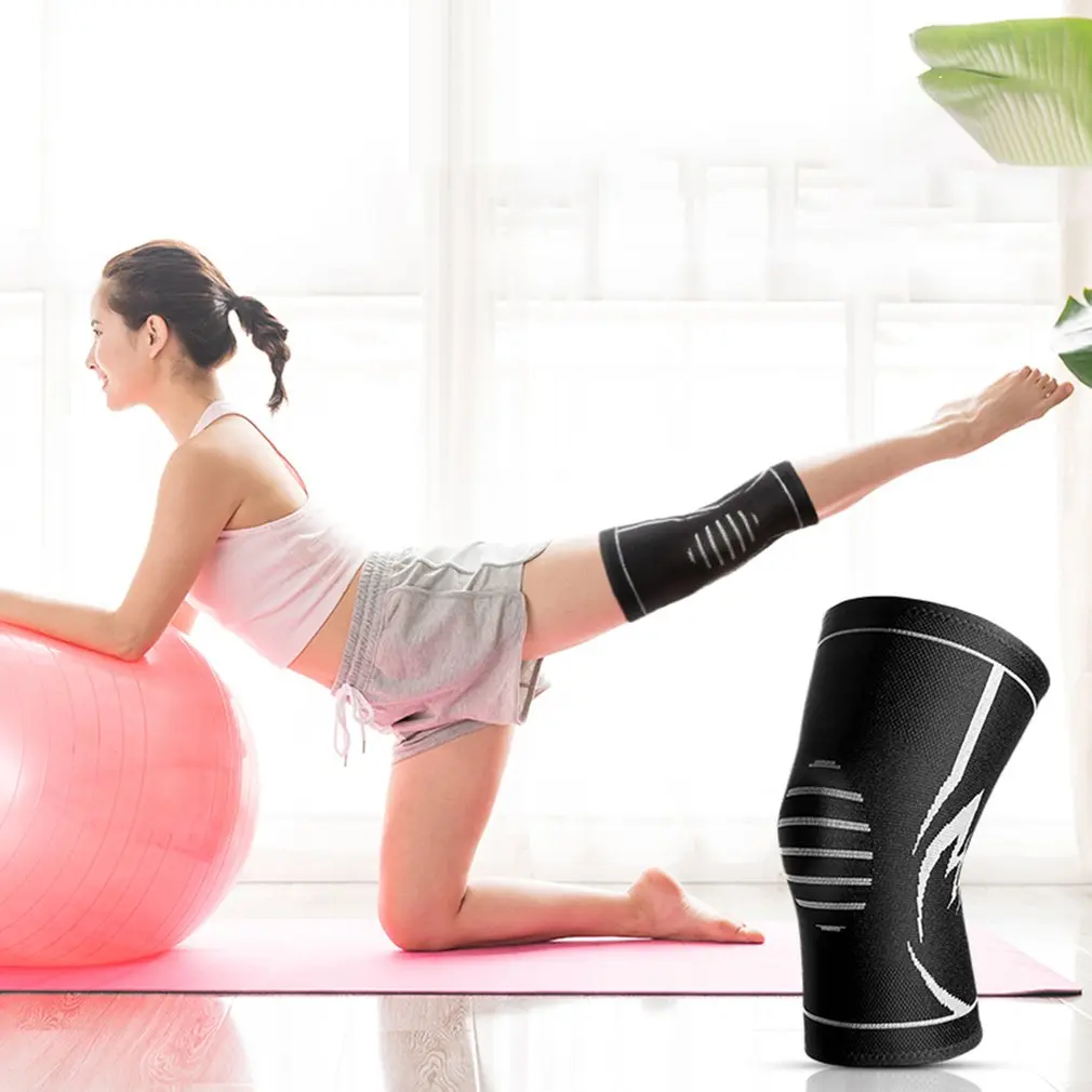 

1PC Knit knee pads Durable Nylon Knees Brace Sports Protecting Pads Ultra Thin Knees Support Safety Kneepad