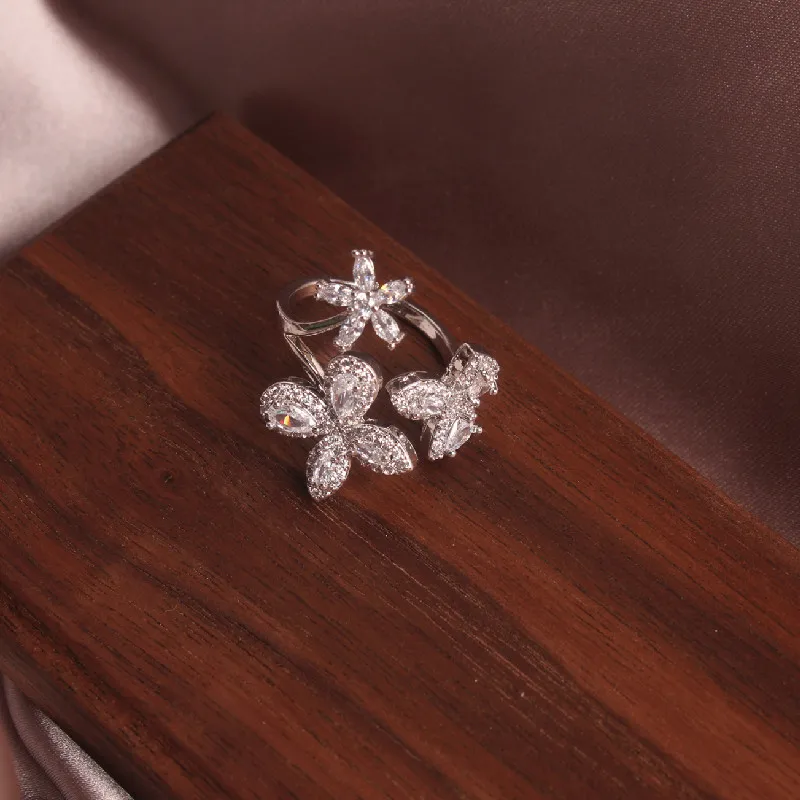 Корейские ювелирные изделия новый дизайн роскошные медные инкрустированные