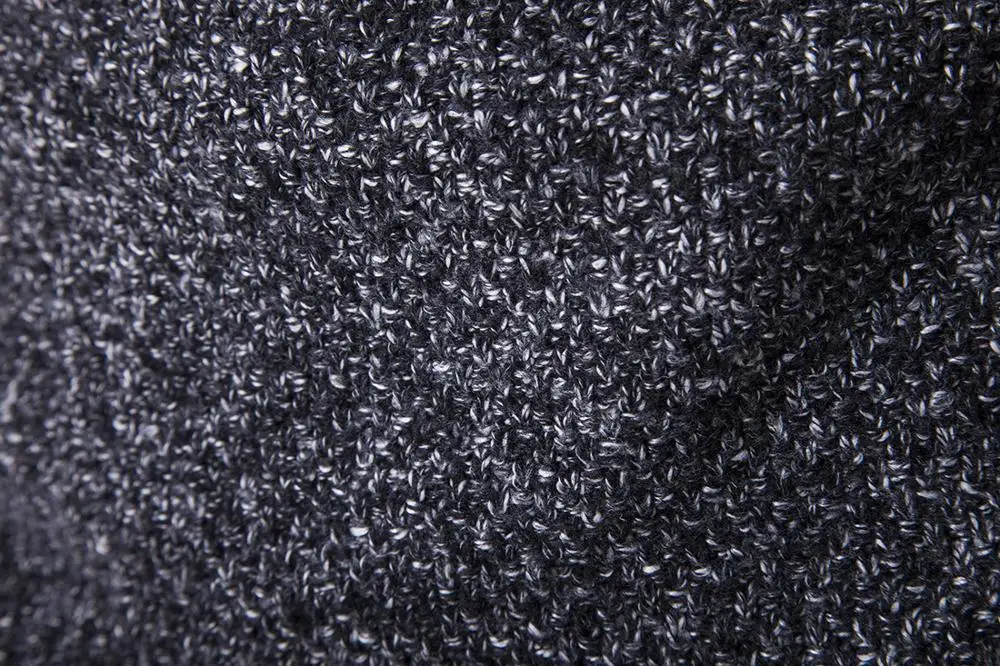 Мужской зимний свитер однотонный теплый повседневный вязаный пуловер свитера |