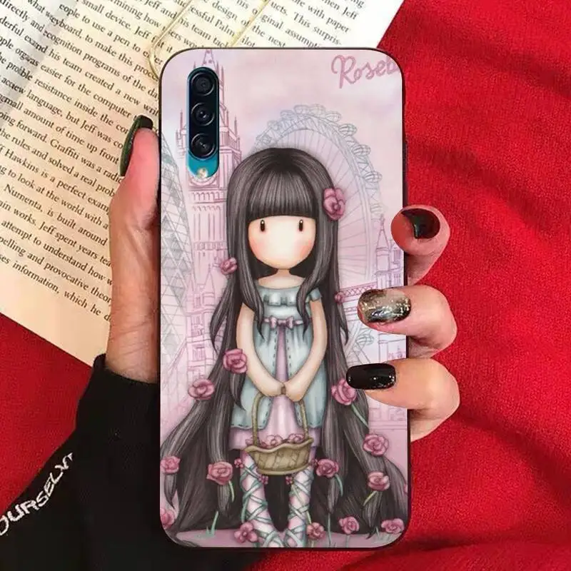 

Cartoon girl Santoro Gorjuss Phone Case for Samsung A51 01 50 71 21S 70 31 40 30 10 20 S E 11 91 A7 A8 2018