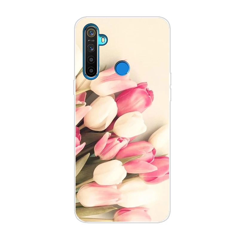 Силиконовый чехол для OPPO Realme 5 чехол милый Тигр мягкий ТПУ чехол для OPPO Realme Q задний Чехол Realme 5 Pro чехол для телефона s Capa