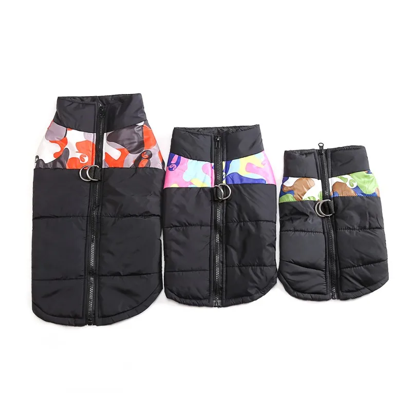 Зимний теплый лыжный костюм Хлопковая куртка на молнии с камуфляжным принтом