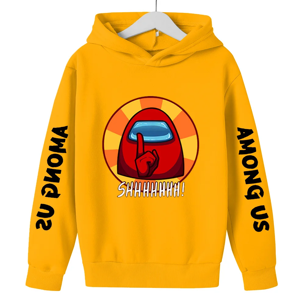 

5-14 years in us boys' Hoodie 100% cotton streetwear 2020 new video game children's Sweatshirt girls' US children's Hoodie