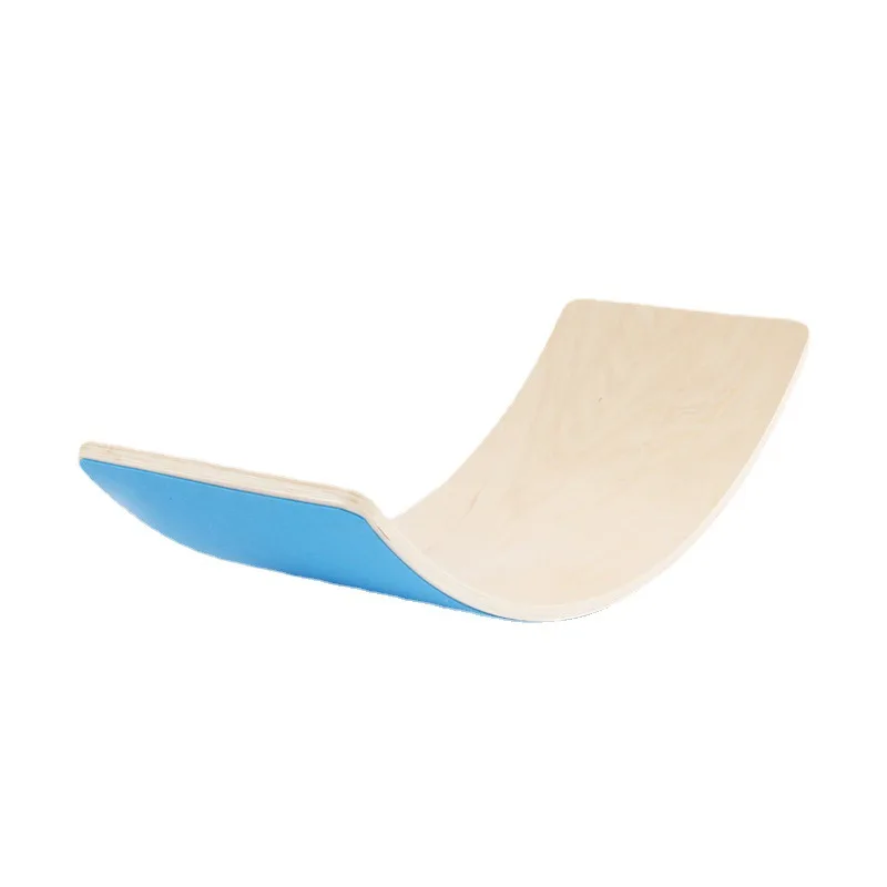 

Feeling Training Wooden Children's Balance Board Seesaw Curved Board Adult Yoga Training Double Rocker Duty-free