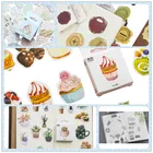 50 шт.упак. наклейки в коробках DIY Украшение дневника Скрапбукинг наклейки этикетка поздравительная открытка делая наклейки в альбом 5 стилей можно выбрать