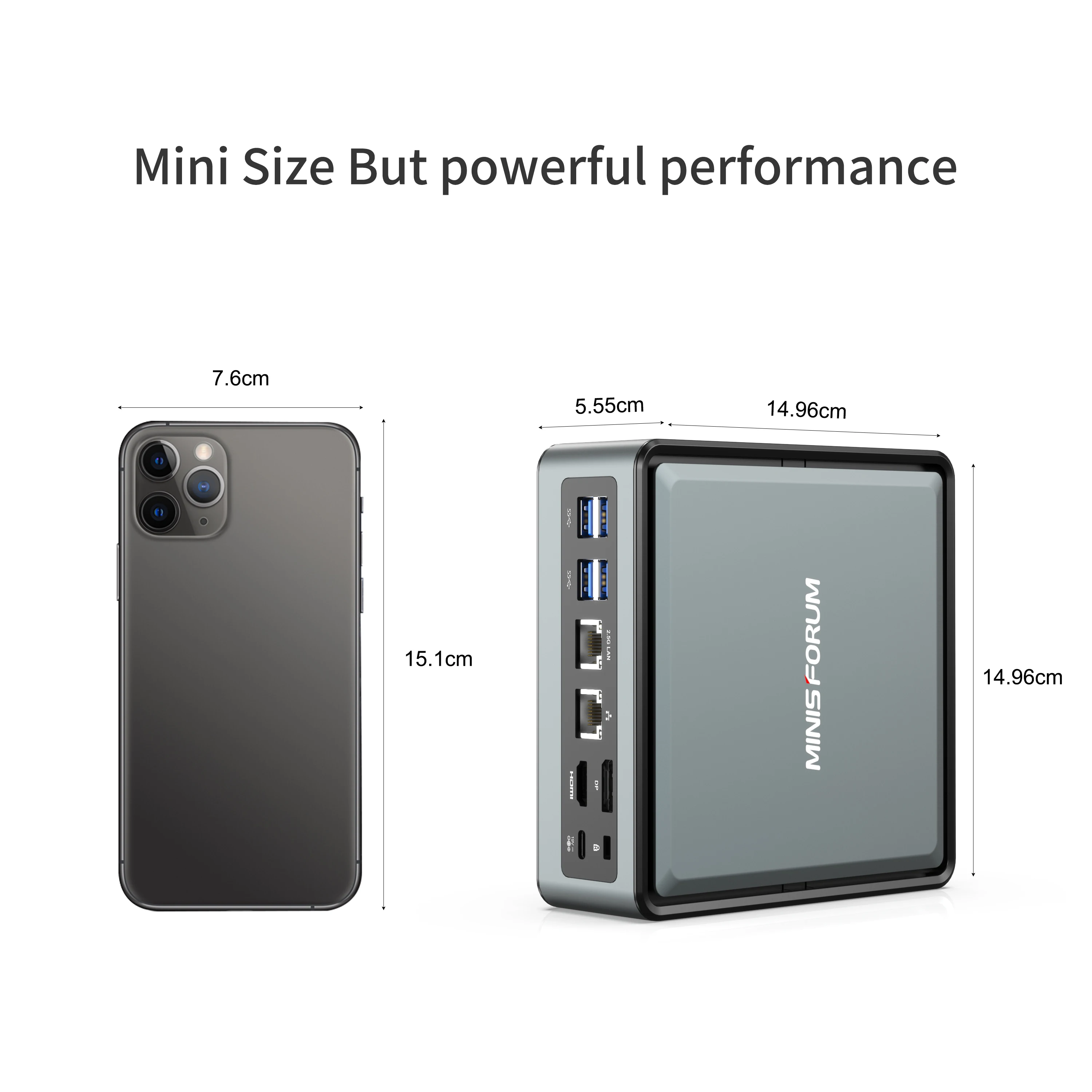 MINISFORUM HM80 AMD Ryzen 7 4800U Windows 10 Pro MINI PC DDR4 16GB RAM 256GB SSD WIFI BT Gaming Computer SATA HDD Pc Gamer | Компьютеры и
