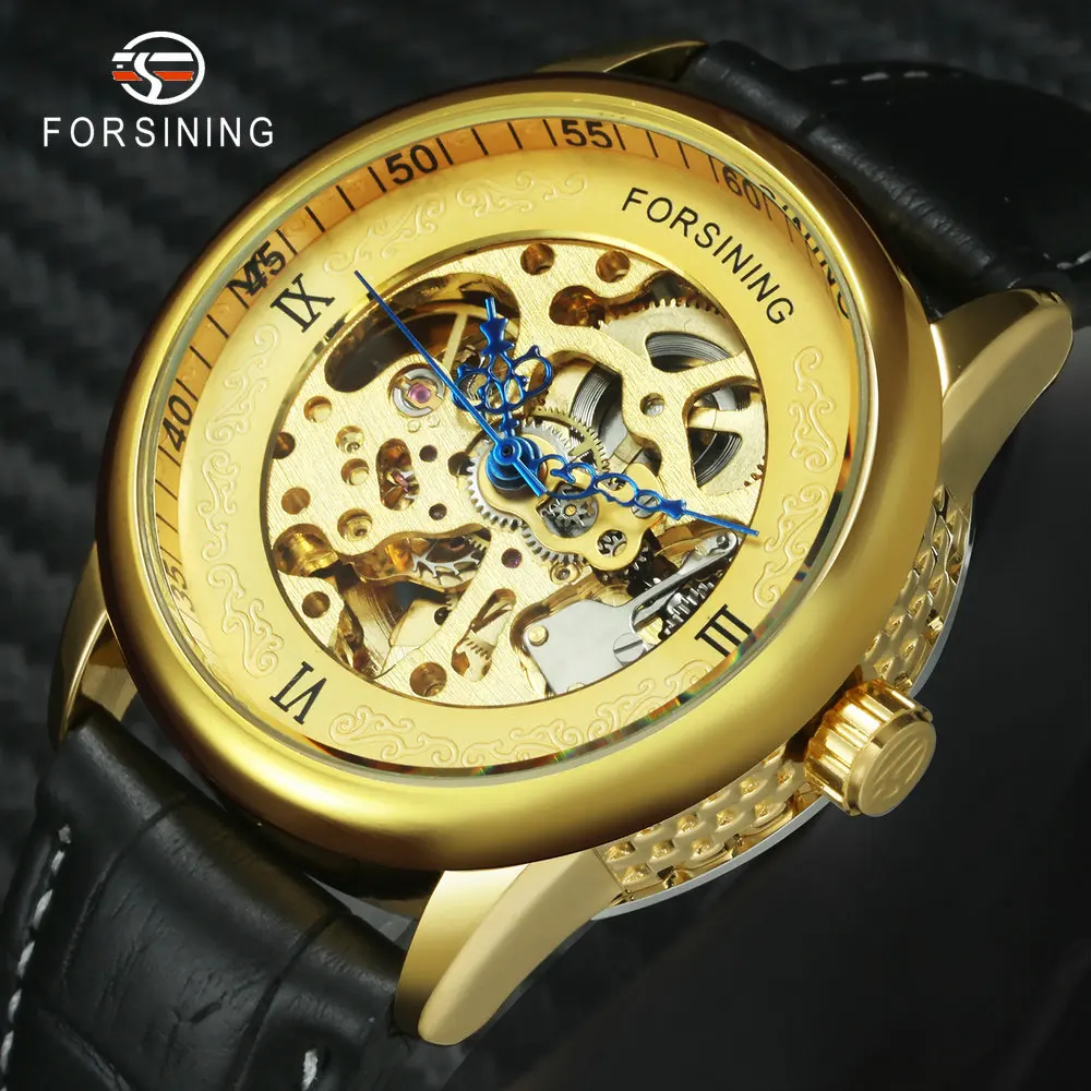 FORSINING Лидирующий бренд роскошные королевские Мужские автоматические