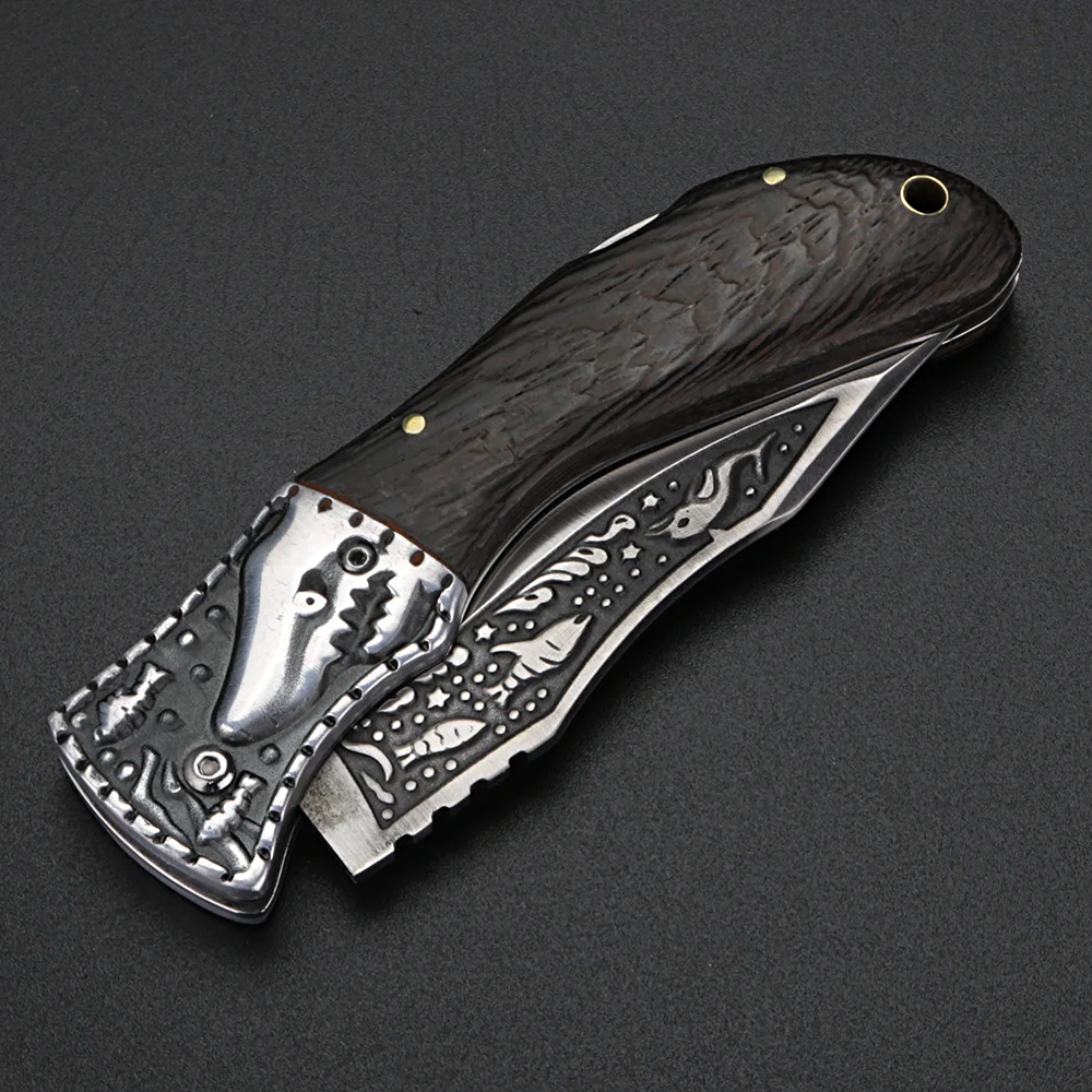 Outdoor folding knife wild survival high quality camping EDC tool hunting multifunctional | Инструменты