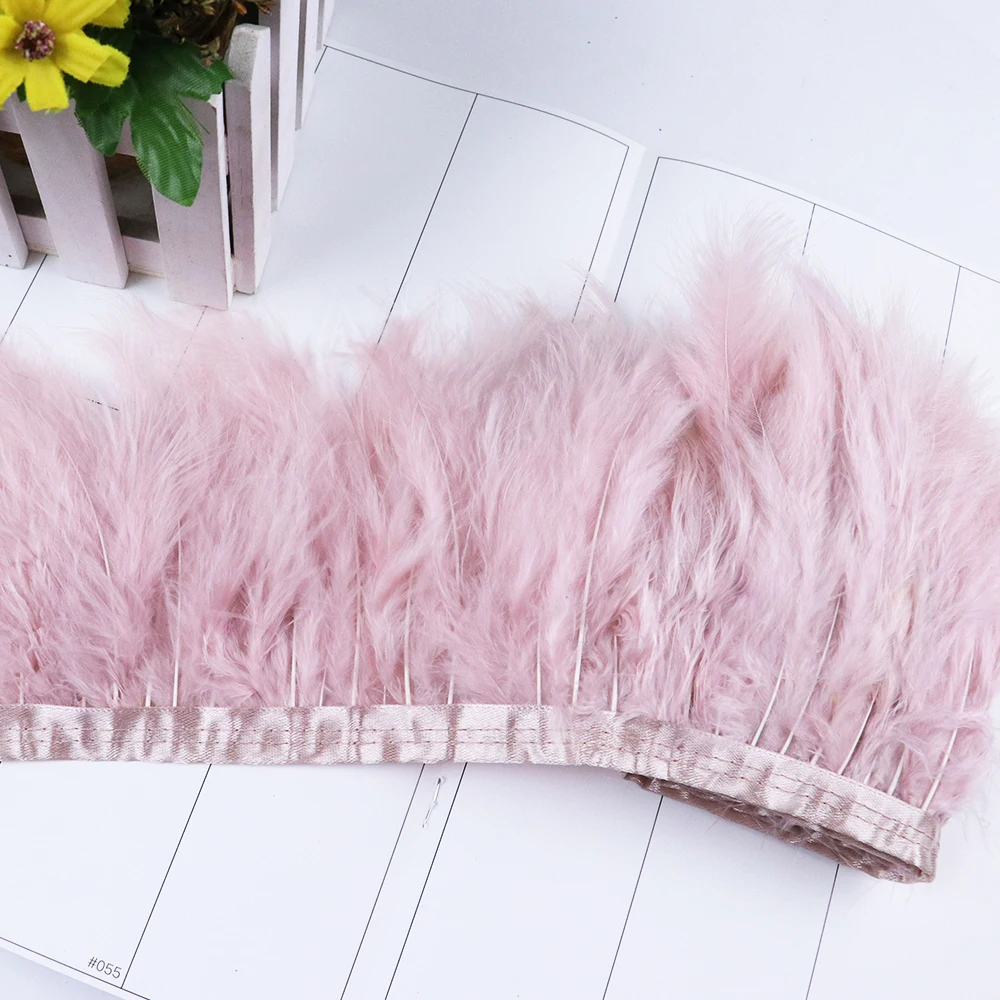 

1 Meter/Lot Marabou Turkey Feathers For Diy Wedding Home Party Decor Accessories Natural Turkey Crafts Plume 4-6 Inches/10-15 CM