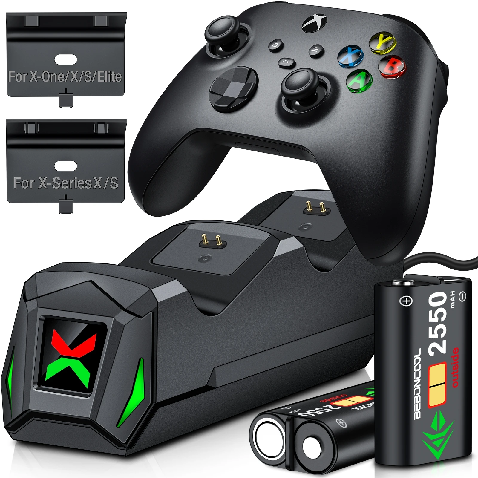 Зарядное устройство для контроллеров Xbox seсовершены X/Xbox S с 4 шт. батарей