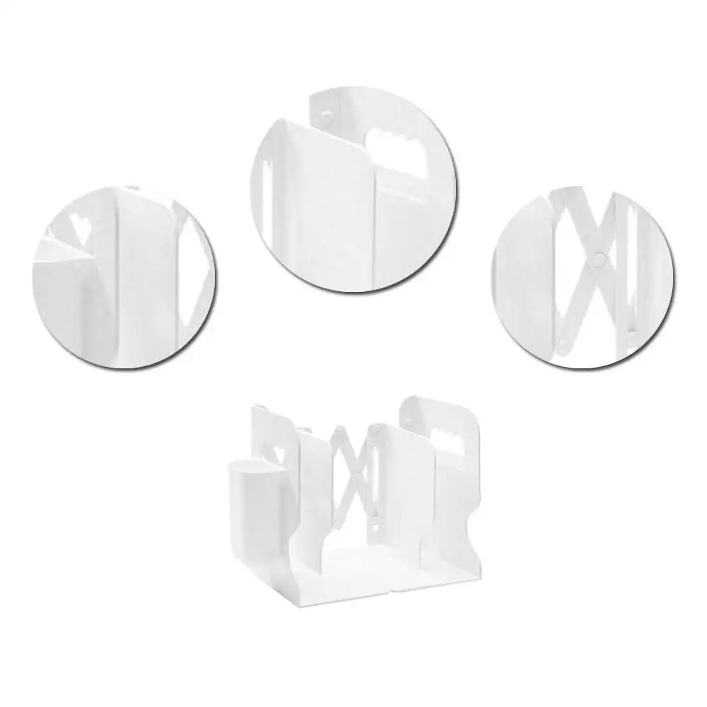 

Simple Book Stand Retractable Mesh Folding Bookend Thickened And Stable Desktop Storage Shelf Accessories