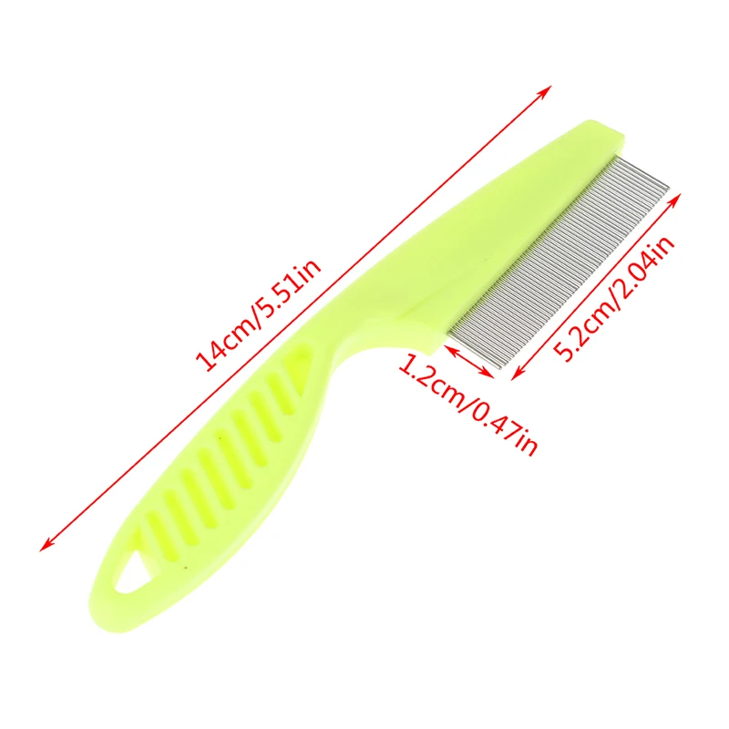 

Protect Flea Comb For Cats Dogs Pet Stainless Steel Comfort Flea Hair Grooming Tools Deworming Brush Short Long Hair Fur Remove