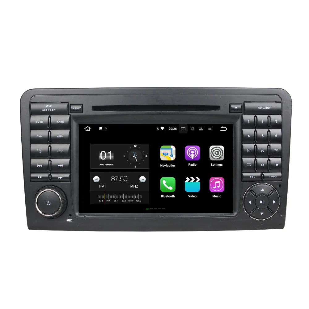 

7" PX5 Android 10.0 Car Radio 8 Core 4+64GB For BENZ ML CLASS W164 ML300 ML350 ML450 ML500 Car Multimedia Player DSP Audio DVD