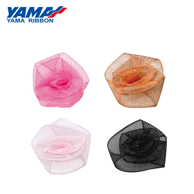 YAMA розы Диаметр 15mm±2mm 200 шт./пакет лента из органзы для Платье девочек Одежда DIY