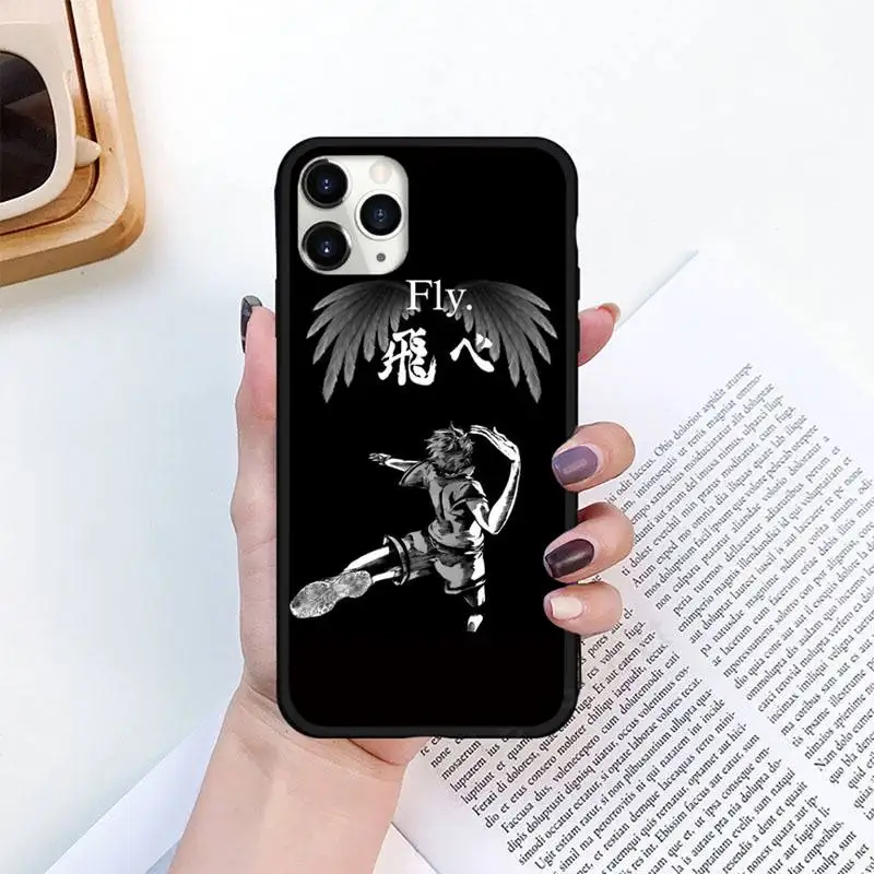 

Haikyuu Hinata attacks Anime Phone Case for iPhone 11 12 pro XS MAX 8 7 6 6S Plus X 5S SE 2020 XR mini
