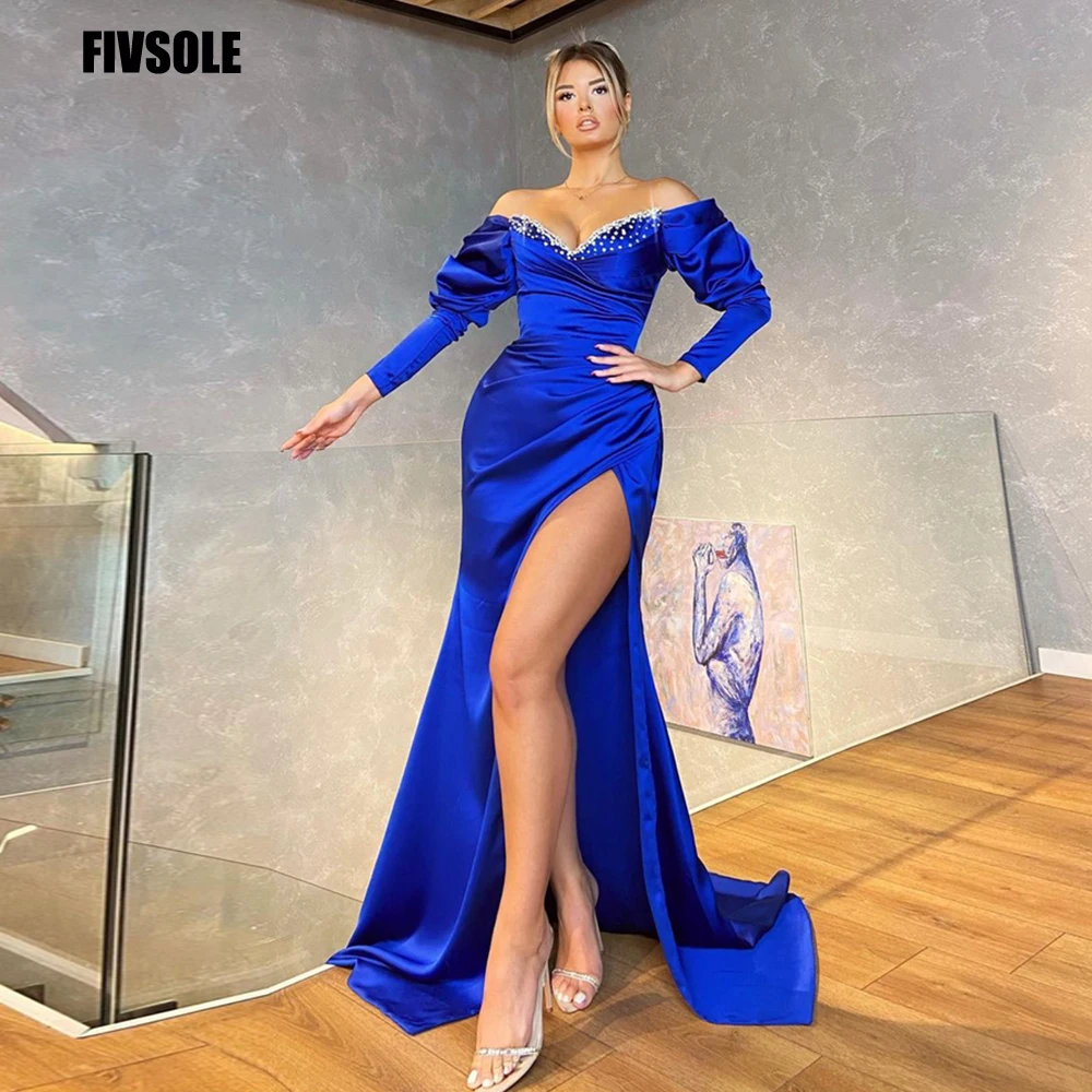 

Платье женское вечернее атласное, деловое платье с юбкой-годе, для выпускного вечера