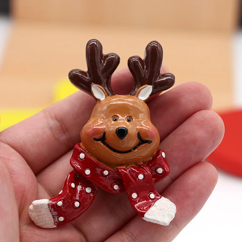 Рождественские подарки наклейки на холодильник рождественская елка шапка Санты