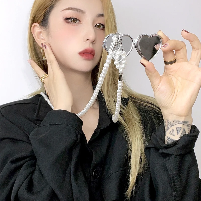 

Цепочка Женская на талию, с жемчугом и зеркальным ожерельем в форме сердца