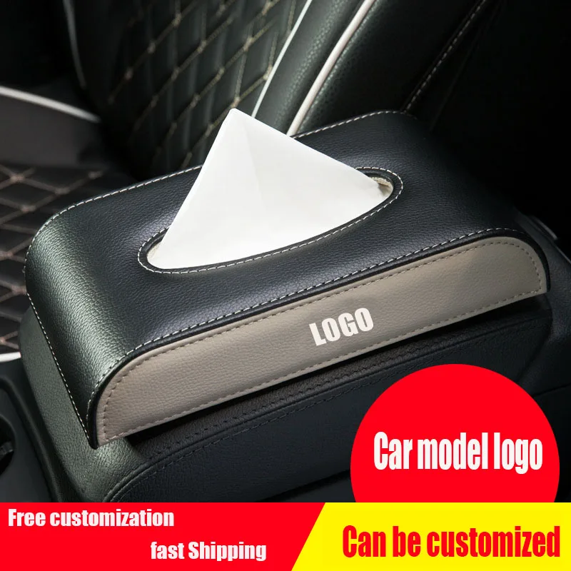 Тканевая коробка для автомобиля кожаный держатель салфеток от солнца бумажная